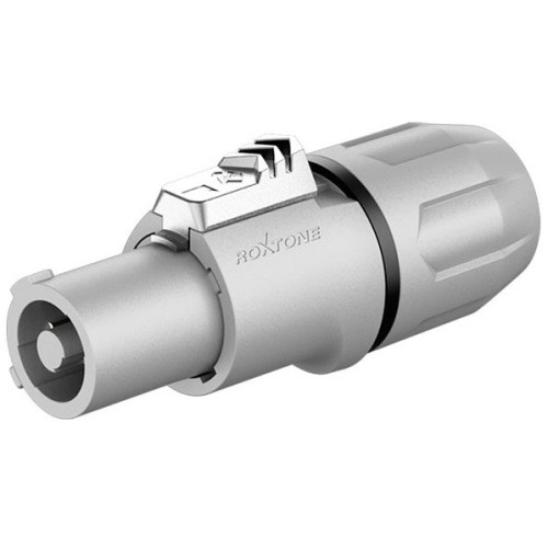 Roxtone RAC3FCO Grey/black ring разъем кабельный powercon "мама", серый с черным кольцом Roxtone RAC3FCO Grey/black ring разъем кабельный powercon "мама", серый с черным кольцом