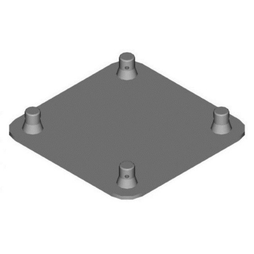 Dura Truss DT 24 BPM Base plate with half male Connectors подставка напольная для ферм серии DT24 Dura Truss DT 24 BPM Base plate with half male Connectors подставка напольная для ферм серии DT24