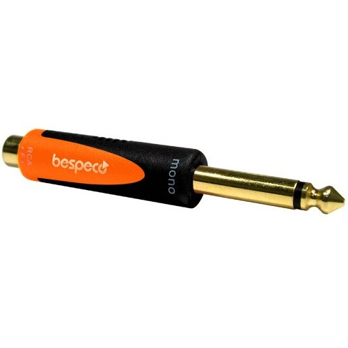 Bespeco SLAD305 переходник 6.3 мм mono Jack "папа" / RCA "мама" Bespeco SLAD305 переходник 6.3 мм mono Jack "папа" / RCA "мама"