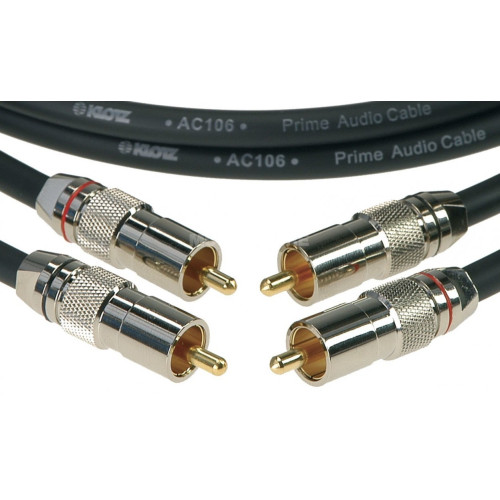Klotz ALP009 кабель RCA - RCA, 0.9 метра, цвет черный Klotz ALP009 кабель RCA - RCA, 0.9 метра, цвет черный