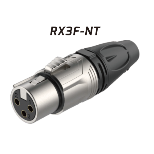 Roxtone RX3F-NT разъем cannon кабельный, мама 3-х контактный, цвет серебро Roxtone RX3F-NT разъем cannon кабельный, мама 3-х контактный, цвет серебро