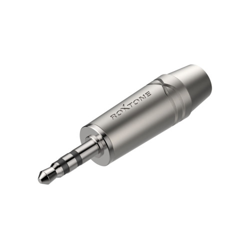 Roxtone RMJ3PP-45-NN разъем 3.5 мм джек, стерео, цинковый корпус, используется для кабеля до 4.5 мм, цвет серебряный Roxtone RMJ3PP-45-NN разъем 3.5 мм джек, стерео, цинковый корпус, используется для кабеля до 4.5 мм, цвет серебряный