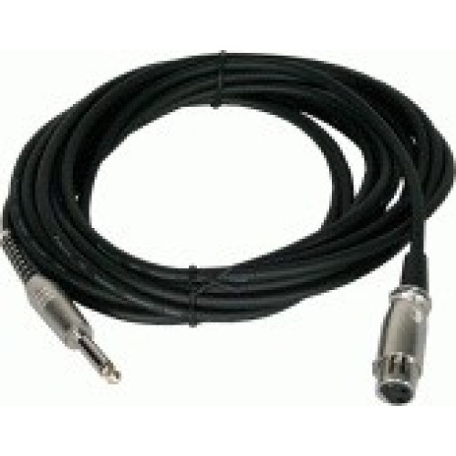 Invotone ACM1010S/BK микрофонный кабель, стерео Jack 6.3 <-> XLR3F, длина 10 метров Invotone ACM1010S/BK микрофонный кабель, стерео Jack 6.3 <-> XLR3F, длина 10 метров