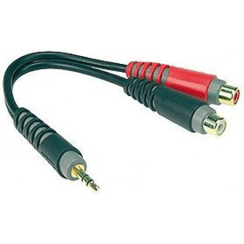Klotz AYS-4 готовый провод, разъемы 2RCA "мама" - стерео Mini Jack, длина 20 см Klotz AYS-4 готовый провод, разъемы 2RCA "мама" - стерео Mini Jack, длина 20 см