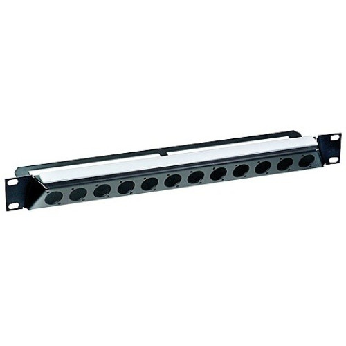 Neutrik NZP1RU-12 рэковая панель высотой 1U для установки 12 разъемов D-типа Neutrik NZP1RU-12 рэковая панель высотой 1U для установки 12 разъемов D-типа