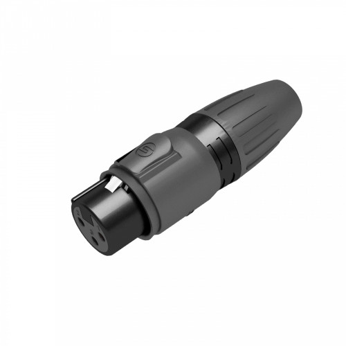 Seetronic SCWF3-B кабельный разъем XLR 3-контакта "мама", IP65, позолоченные контакты, чёрный Seetronic SCWF3-B кабельный разъем XLR 3-контакта "мама", IP65, позолоченные контакты, чёрный
