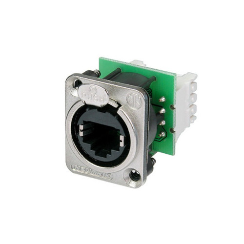 Roxtone NE8FDV-Y110 разъем RJ45 панельный, гнездо, тип-D Roxtone NE8FDV-Y110 разъем RJ45 панельный, гнездо, тип-D