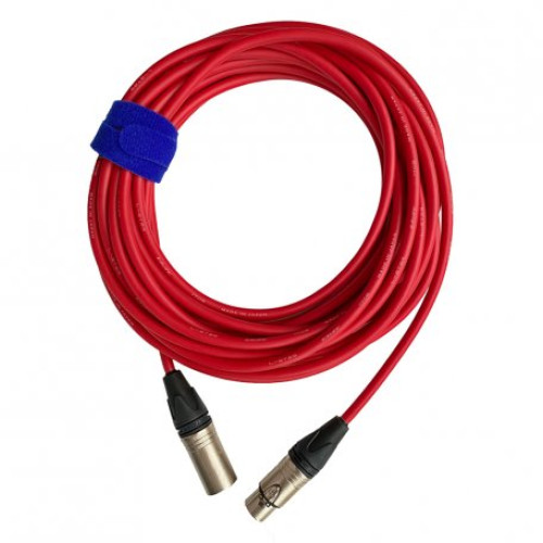 GS-Pro XLR3F-XLR3M (red) 20 метров балансный микрофонный кабель, цвет красный GS-Pro XLR3F-XLR3M (red) 20 метров балансный микрофонный кабель, цвет красный