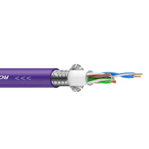 Roxtone CAT5SB/100 Purple кабель CAT5, длинна 100 метров, цвет фиолетовый Roxtone CAT5SB/100 Purple кабель CAT5, длинна 100 метров, цвет фиолетовый