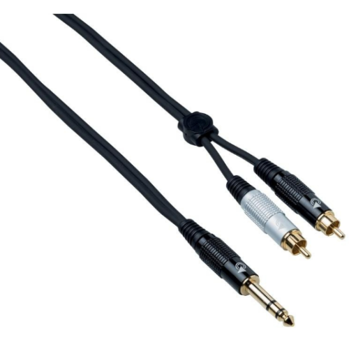 Bespeco EAYSRM300 кабель межблочный 2Jack-2RCA, длина 3 метра Bespeco EAYSRM300 кабель межблочный 2Jack-2RCA, длина 3 метра