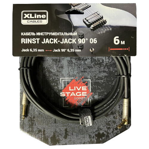 Xline Cables RINST Jack-JACK 9006 кабель инструментальный Jack 6,35mm mono - Jack 6,35mm mono 90° Xline Cables RINST Jack-JACK 9006 кабель инструментальный Jack 6,35mm mono - Jack 6,35mm mono 90°