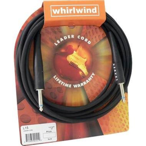 Whirlwind L15 шнур 1 / 4''Jack<=>1 / 4''Jack, Leader Series, сверхгибкий, 4.5 м Whirlwind L15 шнур 1 / 4''Jack<=>1 / 4''Jack, Leader Series, сверхгибкий, 4.5 м