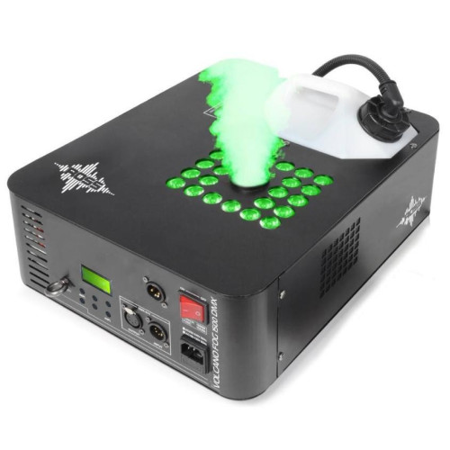 Ross Volcano Fog 1500 DMX генератор дыма с вертикальным выбросом, LED подсветка 24 х 3Вт RGB светодиодов