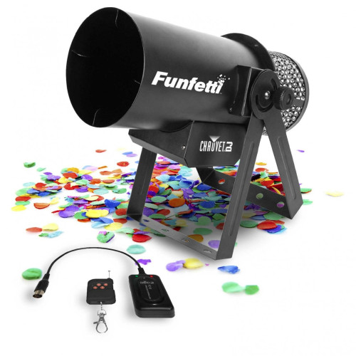 Chauvet-DJ Funfetti Shot машина для запуска конфетти с DMX Chauvet-DJ Funfetti Shot машина для запуска конфетти с DMX
