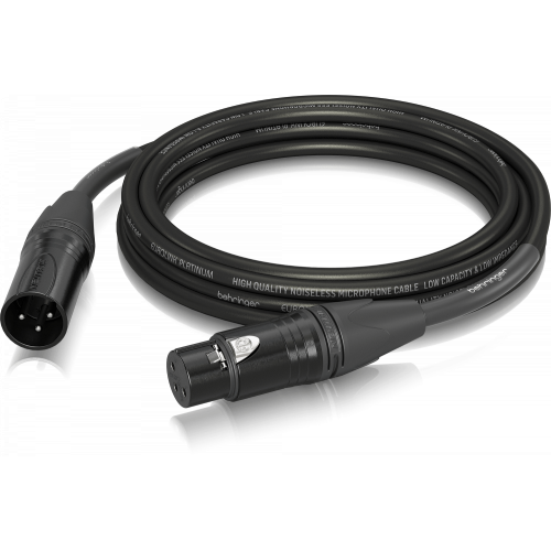Behringer PMC-500 микрофонный кабель XLR female—XLR male, разъемы Neutrik, 5.0 м, 2 x 0.22 mm², диаметр 6.8 мм,черный Behringer PMC-500 микрофонный кабель XLR female—XLR male, разъемы Neutrik, 5.0 м, 2 x 0.22 mm², диаметр 6.8 мм,черный