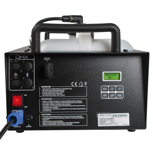 Elation EF-1500 генератор дыма, мощность 1500 Вт Elation EF-1500 генератор дыма, мощность 1500 Вт