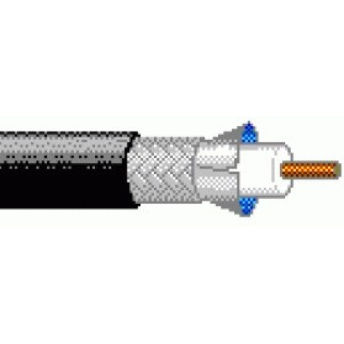 Belden 1505A 0101000 коаксиальный кабель, черного цвета Belden 1505A 0101000 коаксиальный кабель, черного цвета
