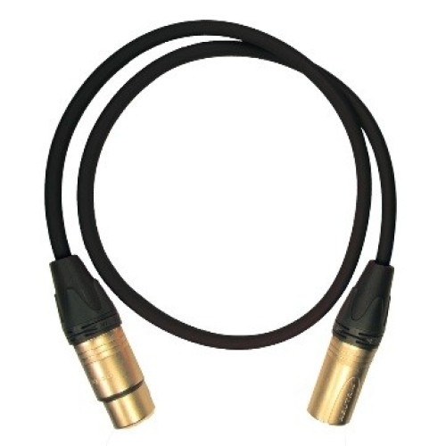 GS-Pro XLR3F-XLR3M (black) 0.5 кабель с разъёмами XLR3F-XLR3M, длина 0.5 метра, цвет черный GS-Pro XLR3F-XLR3M (black) 0.5 кабель с разъёмами XLR3F-XLR3M, длина 0.5 метра, цвет черный