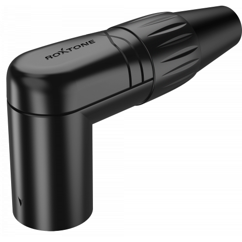Roxtone RX3RMP-BT разъем Cannon кабельный угловой, "папа", 3-х контактный Roxtone RX3RMP-BT разъем Cannon кабельный угловой, "папа", 3-х контактный