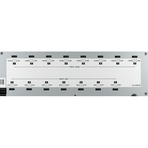 Tascam LA-81 MKII 8-канальный конвертер линейных сигналов Tascam LA-81 MKII 8-канальный конвертер линейных сигналов