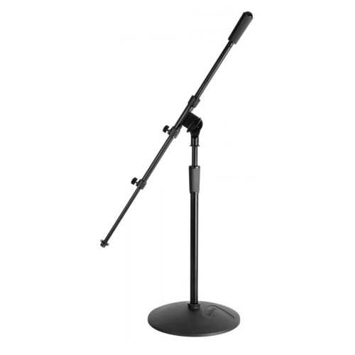 OnStage MS9417 микрофонная стойка укороченная, цвет черный, регулировка высоты: 432 - 724 мм