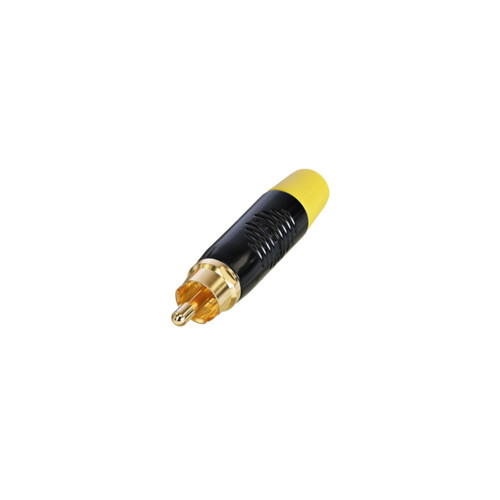 Rean RF2C-B-4 кабельный разъем RCA, черненый корпус Rean RF2C-B-4 кабельный разъем RCA, черненый корпус