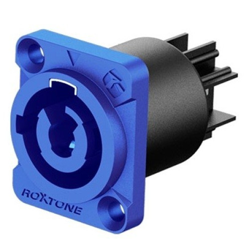 Roxtone RAC3MPI Blue разъем панельный powercon(In), цвет синий Roxtone RAC3MPI Blue разъем панельный powercon(In), цвет синий