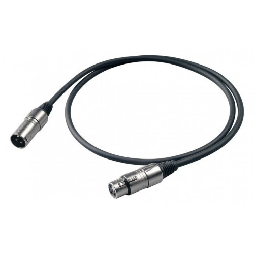 Proel BULK250LU1 микрофонный кабель, XLR "папа" <-> XLR "мама", длина 1 метр Proel BULK250LU1 микрофонный кабель, XLR "папа" <-> XLR "мама", длина 1 метр