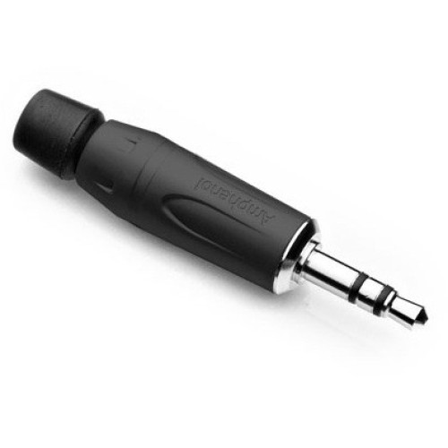Amphenol KS3PB разъём джек 3.5 мм. Phone кабельный стерео штекер, черный Amphenol KS3PB разъём джек 3.5 мм. Phone кабельный стерео штекер, черный