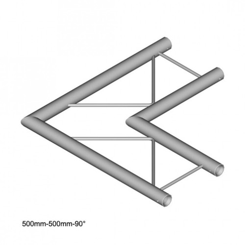 Dura Truss DT 22 C21H-L90 узел стыковочный двухлучевой - угол, 90°, длина сторон 50 см
