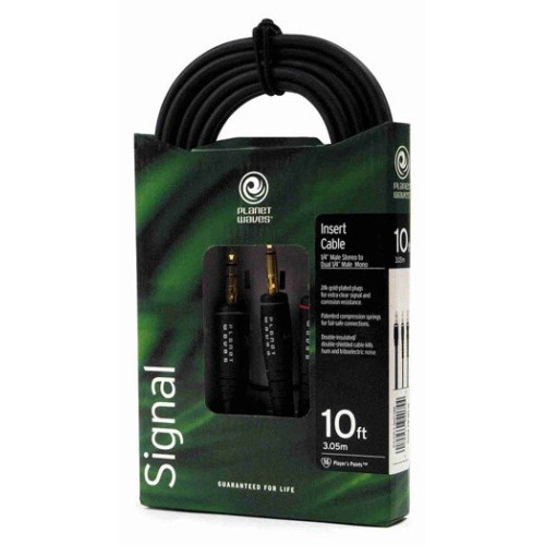 Planet Waves INS-10 инсертный кабель, цвет черный Planet Waves INS-10 инсертный кабель, цвет черный