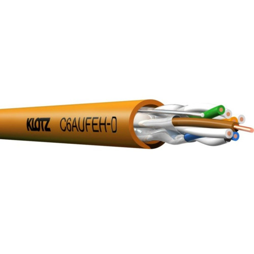 Klotz C6AUFEH-D (C6AU/FH) витая пара Cat.6a - U/FTP - 500 МГц, 300 метров Klotz C6AUFEH-D (C6AU/FH) витая пара Cat.6a - U/FTP - 500 МГц, 300 метров