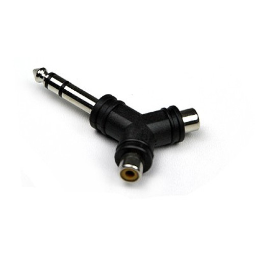 Invotone AD220 переходник 2 RCA "мама" <> 6.35 мм стерео Джек "папа" Invotone AD220 переходник 2 RCA "мама" <> 6.35 мм стерео Джек "папа"