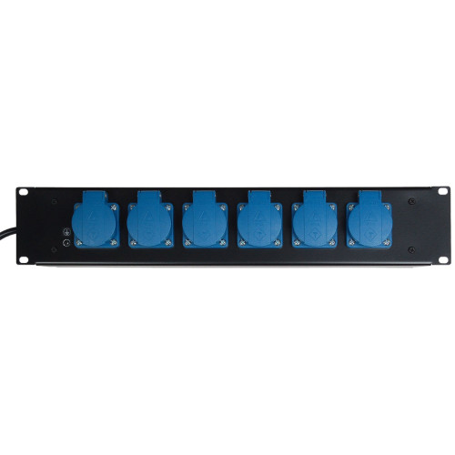 Imlight BR-6R Rear панель, 6 розеток Schuko, розетки с тыльной стороны