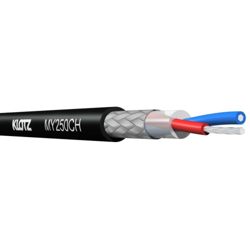 Klotz MY250CH LU50 микрофонный кабель 6 мм, черный, катушка 50 метров Klotz MY250CH LU50 микрофонный кабель 6 мм, черный, катушка 50 метров