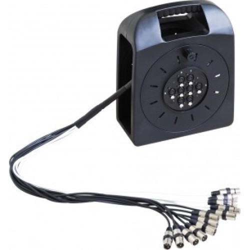 Proel AVPBOX804LU15 мультикабель в пластиковом кейсе с барабаном Proel AVPBOX804LU15 мультикабель в пластиковом кейсе с барабаном