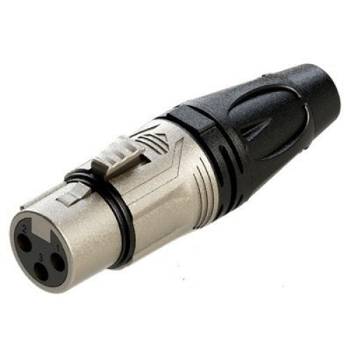 Roxtone RX3F-NT разъем cannon кабельный "мама" 3-х контактный Roxtone RX3F-NT разъем cannon кабельный "мама" 3-х контактный