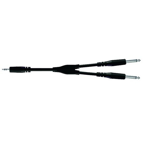 Proel Bulk505LU3 инсертный кабель, Jack 3.5 стерео <-> 2 x Jack 6.3 моно, 3 метра Proel Bulk505LU3 инсертный кабель, Jack 3.5 стерео <-> 2 x Jack 6.3 моно, 3 метра
