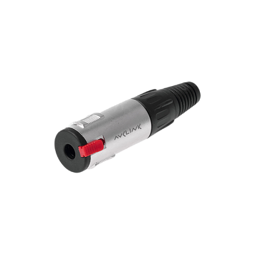 AVCLINK J3FC6 разъем JACK 1/4"(6,3мм) стерео, кабельный, гнездо, с фиксатором AVCLINK J3FC6 разъем JACK 1/4"(6,3мм) стерео, кабельный, гнездо, с фиксатором