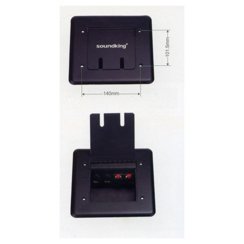 Soundking AJ327 скрытая сценическая монтажная коробка, 2 XLR (F)/ 2 TRS