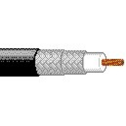 Belden 1505F B591000 эластичный коаксиальный кабель 75 Ом, черного цвета Belden 1505F B591000 эластичный коаксиальный кабель 75 Ом, черного цвета