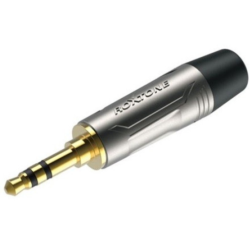 Roxtone RMJ3PS-NG разъем 3.5 мм, стерео, цвет серебро Roxtone RMJ3PS-NG разъем 3.5 мм, стерео, цвет серебро