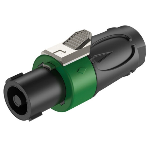 Roxtone RS4F-S-GN разъем кабельный Speakon, цвет черно-зеленый Roxtone RS4F-S-GN разъем кабельный Speakon, цвет черно-зеленый