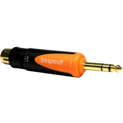 Bespeco SLAD505B адаптер, 6.3 мм Stereo Jack "папа" - XLR "мама" Bespeco SLAD505B адаптер, 6.3 мм Stereo Jack "папа" - XLR "мама"