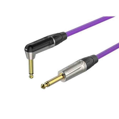 Roxtone TGJJ110-TPL/3 кабель инструментальный, феолетовый, 3 метра Roxtone TGJJ110-TPL/3 кабель инструментальный, феолетовый, 3 метра