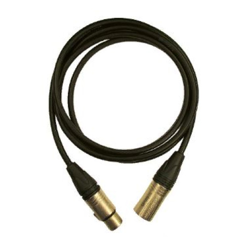 GS-Pro XLR3F-XLR3M (black) 30 метров балансный микрофонный кабель, цвет черный GS-Pro XLR3F-XLR3M (black) 30 метров балансный микрофонный кабель, цвет черный