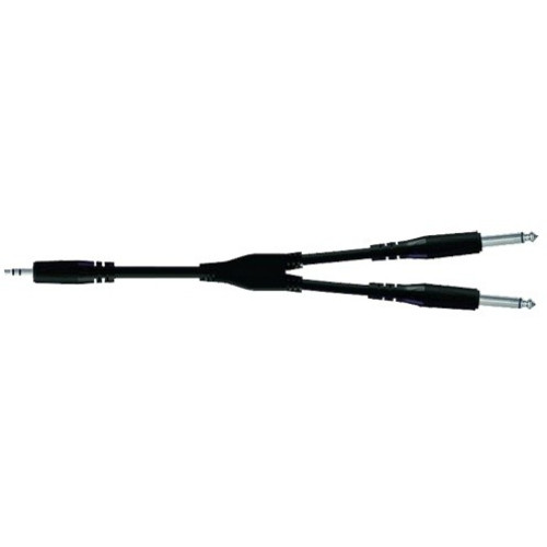 Proel BULK505LU18 инсертный кабель Jack 3.5 стерео <-> 2xJack 6.3 моно, длина 1.8 метров Proel BULK505LU18 инсертный кабель Jack 3.5 стерео <-> 2xJack 6.3 моно, длина 1.8 метров