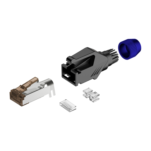 Roxtone RJ45C5E-PH-BU Ethernet разъем RJ45(часть A) CAT5e, цвет синий Roxtone RJ45C5E-PH-BU Ethernet разъем RJ45(часть A) CAT5e, цвет синий