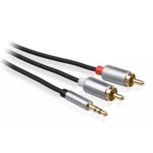 AVCLINK CABLE-923/1.5 кабель аудио JACK 3.5 (Stereo) - 2*RCA 1.5 м (C118, , KS3PB) AVCLINK CABLE-923/1.5 кабель аудио JACK 3.5 (Stereo) - 2*RCA 1.5 м (C118, , KS3PB)