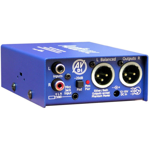 ARX AV DI активный двухканальный DI Box
